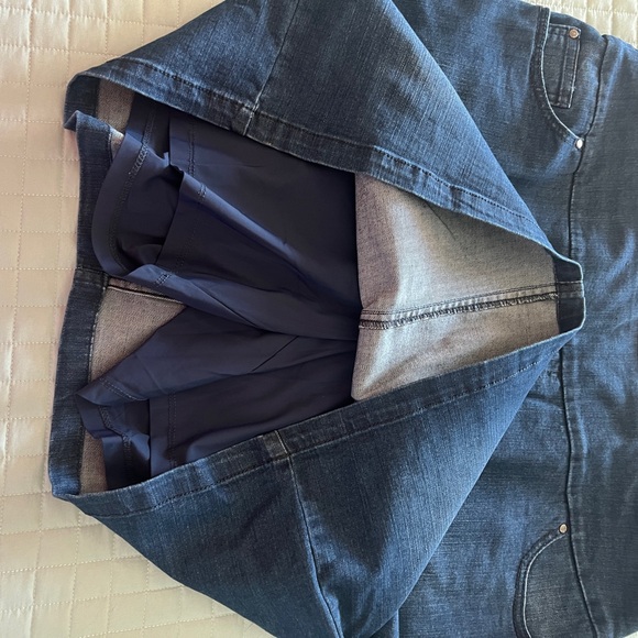 Denim Blue Women's Skort - Picture 2 of 5